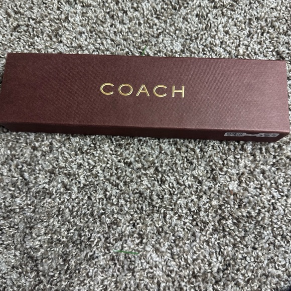 Coach Women\'s Swiss Made Quartz Blacelet Watch #0180  New Battery, Case, Book,